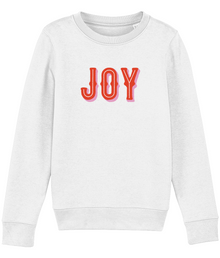  Organic Joy white Kids Sweater