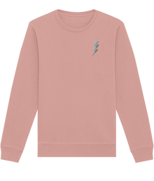  Embroidered Bolt Organic Sweater