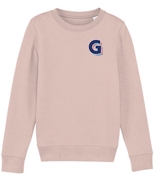  G Embroidered Organic Kids Sweater