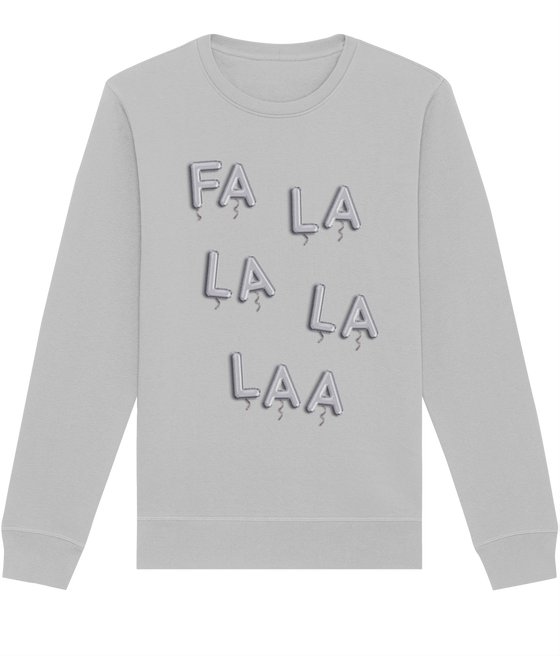 FA LA LA Grey Organic Sweater