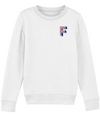 F Embroidered Organic Kids Sweater