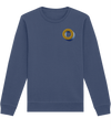 O INITIAL EMBROIDERED ORGANIC SWEATER