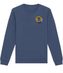  O INITIAL EMBROIDERED ORGANIC SWEATER