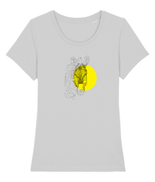  Zebra Bold Organic Women's T-shirt Grey