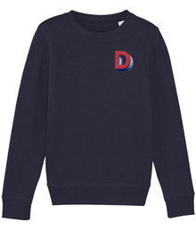  D Embroidered Organic Kids Sweater