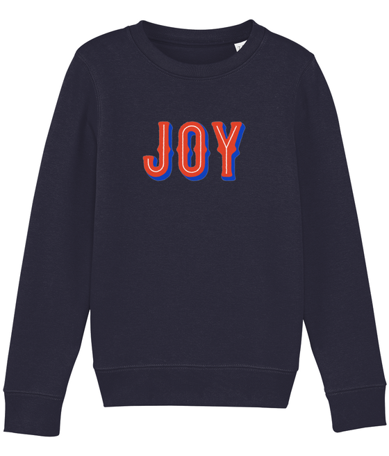 Navy Organic Cotton JOY Kids Sweater