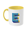 E Initial Mug