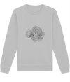Grey Leopard Organic Mix Sweater