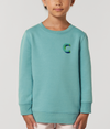 C Embroidered Kids Organic Sweater