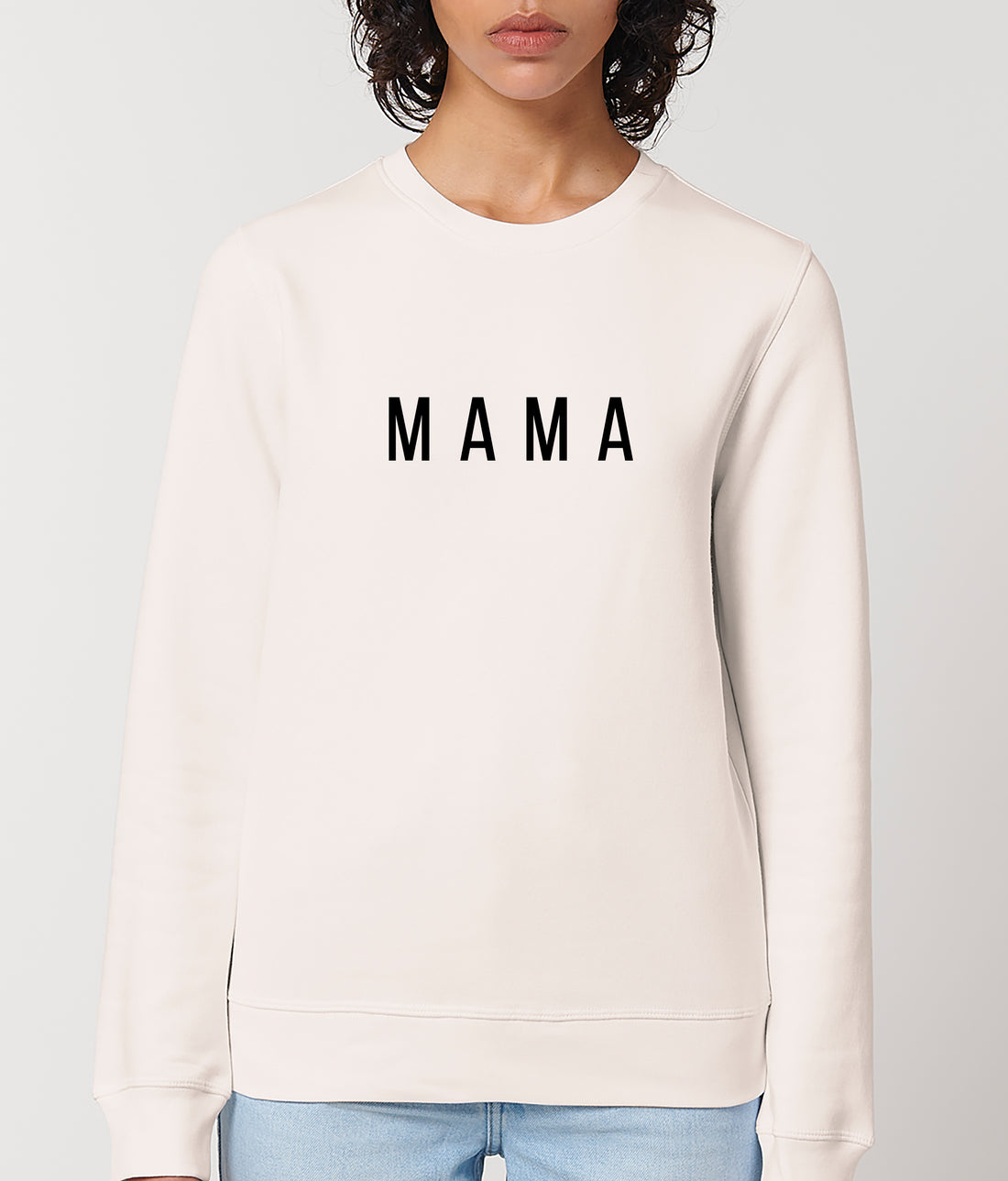  Mama Organic Cotton Sweater. A lovely gift for Mother's Day. Available with matching MINI sweater for children.