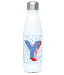  Stainless steel letter Y water bottle and flask. Bigkid Collective