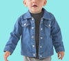 Loved Embroidered Baby Denim Jacket