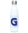 Stainless steel letter G water bottle and flask. Bigkid Collective