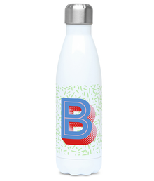  Stainless steel letter B water bottle and flask. Bigkid Collective