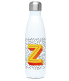 Stainless steel letter Z water bottle and flask. Bigkid Collective