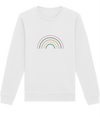 Rainbow Organic White Sweater