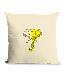  Elephant Natural Throw Cushion