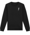 Embroidered Bolt Organic Sweater