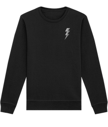  Embroidered Bolt Organic Sweater