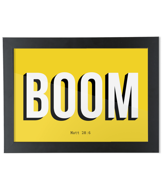 Boom yellow matte A4 