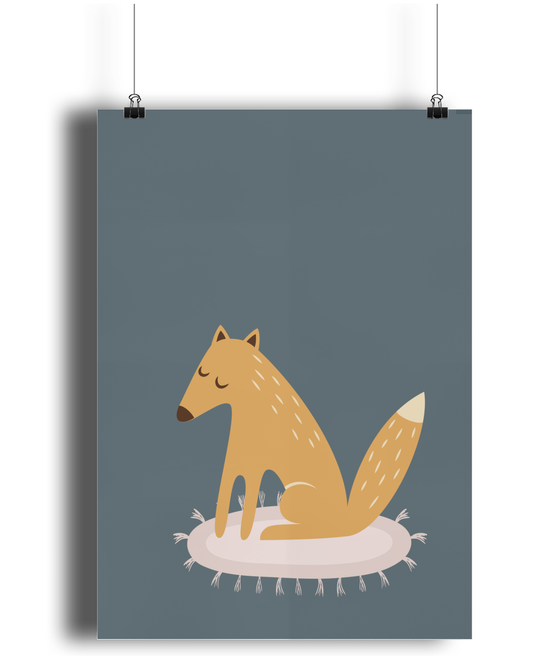Set of 3 Nursery Fox Prints